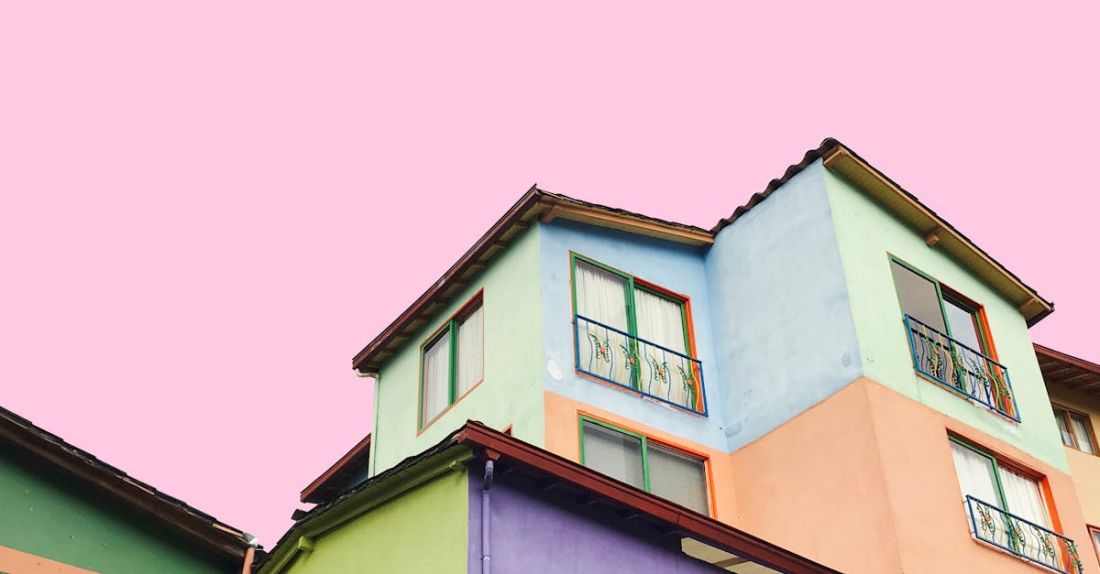 Green Roofs - Colorful Houses