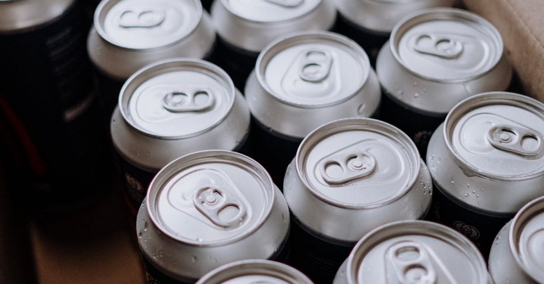 Aluminum Cans - Drink Cans inside a Box