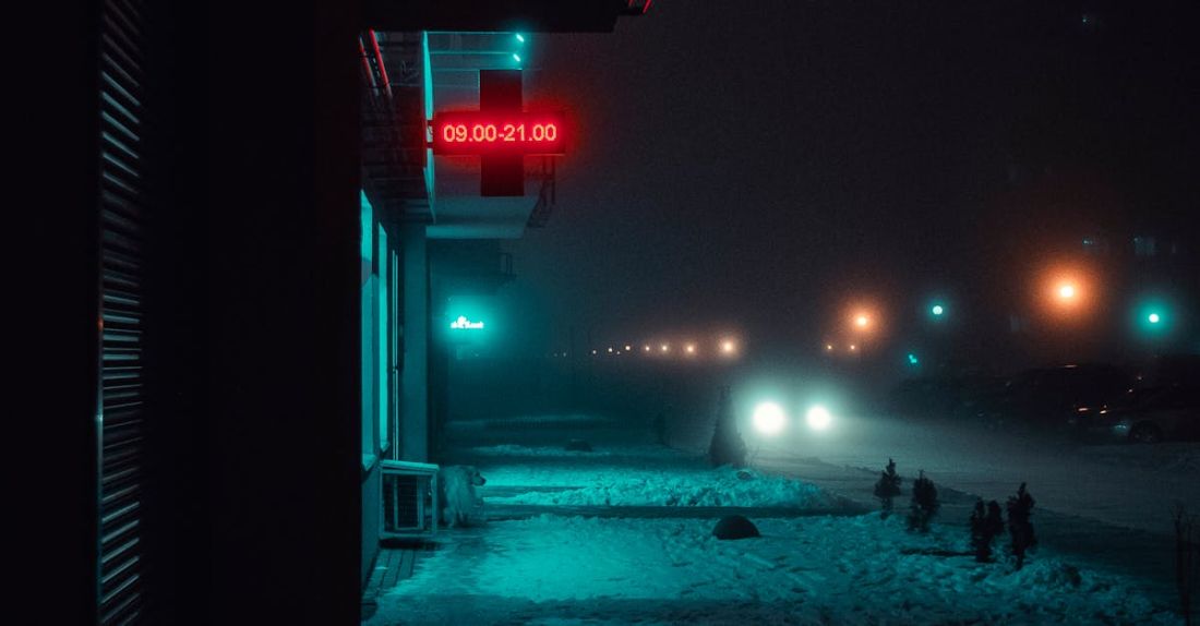 Zero-Energy Building - Cold Night