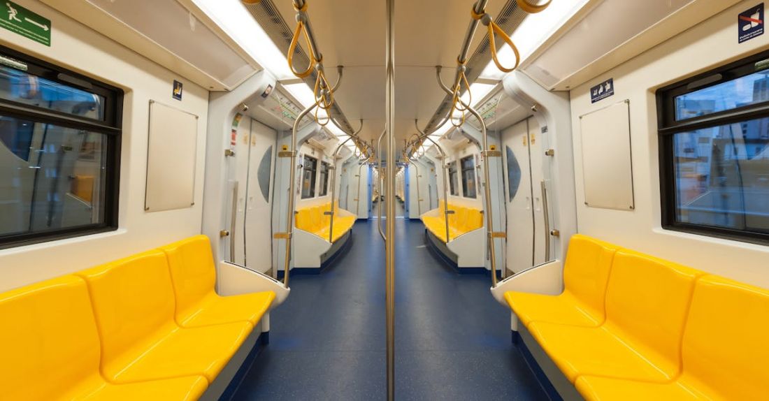 Public Transportation - Empty Subway Train